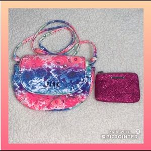 (SOLD) VS PINK crossbody/coin purse bundle